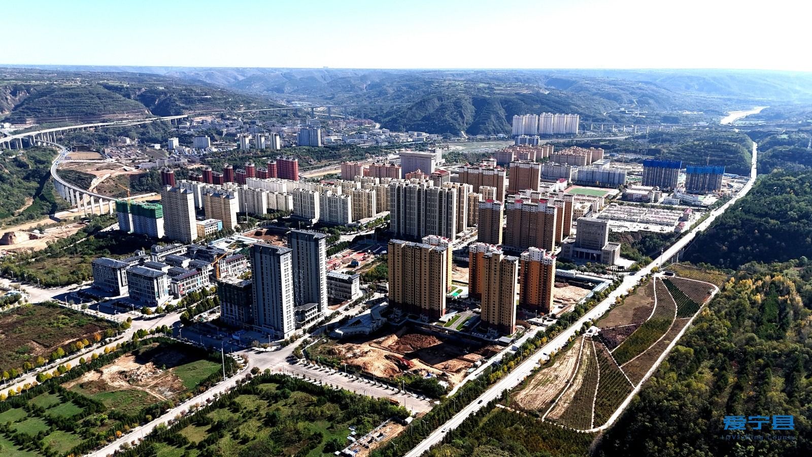 宁县县城全貌