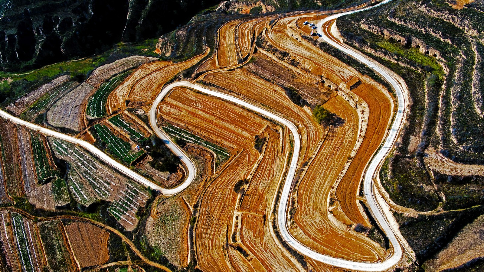 宁县九岘乡川口村通村水泥路。李纲陵