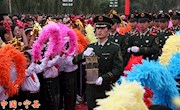 红运会火炬宁县传递