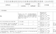 宁县行政事业性及涉企行政事业性收费目录清单（2018年度）---环保