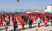 春荣镇当庄村召开先进模范表彰大会暨广场舞友谊赛