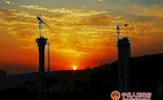 甜永高速公路宁县段城北河大桥完成90%的桩基及主墩施工