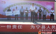 天津市河东区东新街道办事处赴新庄镇开展结对帮扶及捐赠活动