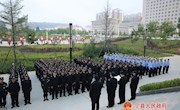 宁县公安局举行新中国成立70周年国庆大练兵启动仪式