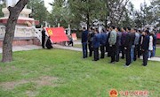 中村镇到宁县烈士陵园、王孝锡纪念馆开展“不忘初心、牢记使命”革命传统教育活动