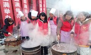 宁县举行“浓情腊八、爱暖中华”全国联动送粥活动 