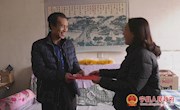 杨淑宁春节前慰问困难群众