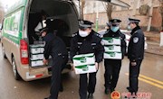  爱心企业向宁县公安局一线执勤民警、宁县红十字会等捐赠营养品