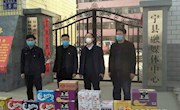 宁县电信公司向宁县融媒体中心捐赠物资