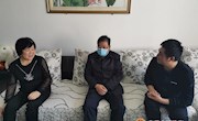 宁县卫健局看望慰问郑亚梅家属