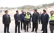 贠建民来宁县调研银西铁路宁县站站房及站前广场建设工作