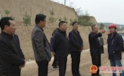 马应乐王超督查银西高铁宁县站站前广场及宁县站至县城连接线项目建设情况