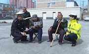 宁县公安局交警大队在早胜敬老院开展学雷锋志愿服务活动