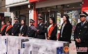 宁县爱心企业开展“关爱环卫工·春日送山泉”慰问活动