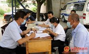 马应乐督查长庆桥镇新冠病毒疫苗接种工作