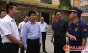 焦石督导检查宁县消防安全工作