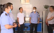 庆阳市市场监管局督察宁县食品安全示范城市创建工作