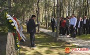 宁县举行刘振聪烈士立碑仪式