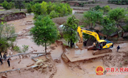 宁县：强降雨引发地质灾害　救援工作正在展开