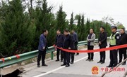 张海涛督导受灾路段隐患治理及抢修保畅工作
