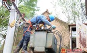 国网宁县电力公司为春荣镇高寺村修复电路
