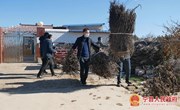 盘克镇：“三拆一治一排”专项行动中干部带着群众干