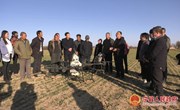 甘肃省、市、县冬小麦秋苗期条锈病统防统治宁县现场会召开