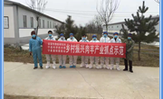 宁县畜牧兽医站为150只母羊进行人工授精