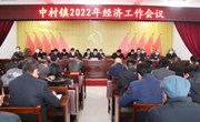 中村镇召开2022年经济工作会议