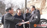 孟乾坤鄂海峰贾小建现场督导2022年棚户区改造项目“扫尾清零”征地拆迁工作