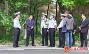 张海涛调研道路交通安全工作