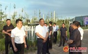 甘肃省粮油商会考察宁县粮油生产流通工作