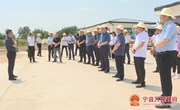 庆阳市乡村振兴系统观摩团到宁县现场观摩乡村振兴工作