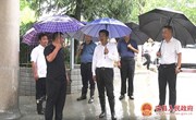 段登云督导检查防汛工作