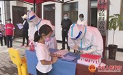 和盛镇开展新冠肺炎聚集性疫情区域核酸检测应急演练