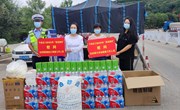 宁县总工会到长庆桥镇慰问疫情防控人员