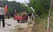 湘乐镇开展喜迎二十大“人人动手 清洁家园”新时代文明实践志愿服务活动