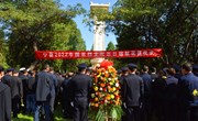 宁县举行2022年国家烈士纪念日向烈士敬献花篮仪式
