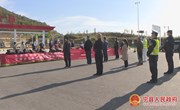 县红十字会携手爱心企业为宁县一线交通检疫人员捐赠价值2万元抗疫物资