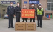 宁县尕羊餐厅为防疫一线交警送去爱心餐