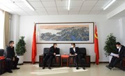 段登云冯毅与海湾控股公司副总经理蔡国宝一行座谈