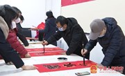 宁县文化馆开展“喜迎春节 福送万家”义写春联活动