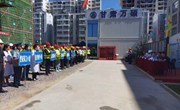 宁县中医院走进工地开展科普宣讲和应急演练活动