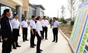 付刚峰一行来宁县调研定点帮扶工作