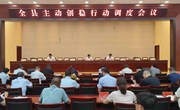 宁县召开全县主动创稳行动调度会议