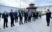 宁县苹果产业迎嘉宾考察