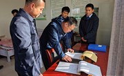 冯毅督查调研全县重点工作