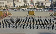 宁县公安局举行庆祝2024年中国人民警察节迎警旗宣誓暨民警荣誉退休仪式