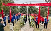 宁县职专开展“牢记初心使命 ·弘扬革命精神”主题祭扫活动