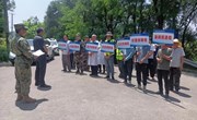 长庆桥镇开展地质灾害搬迁避险暨防汛抗旱救灾演练
